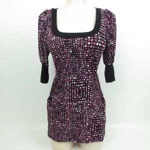 PINK POLKA DOT by Sharise Neil Boho Mini Dress